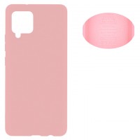 Чехол Silicone Cover Full Samsung A42 5G A426 розовый