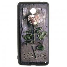 Чехол накладка Flower Case Meizu M5c Love Rose
