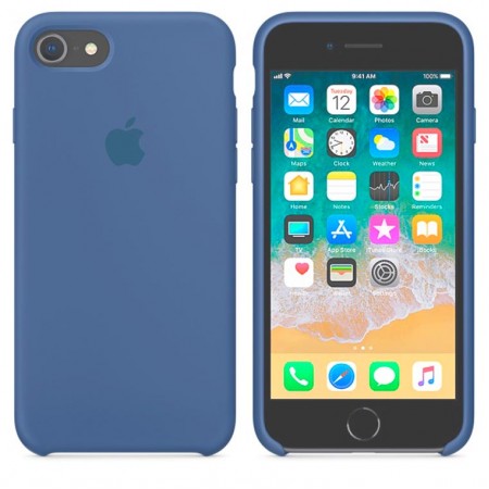 Чехол Silicone Case Apple iPhone 6, 6S светло-синий 03