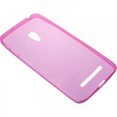Чехол силиконовый цветной ASUS ZenFone 5 розовый