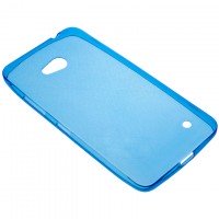 Чехол силиконовый цветной Nokia Lumia 640 синий