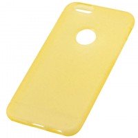 Чехол силиконовый Apple iPhone 6‏ матовый‏ желтый