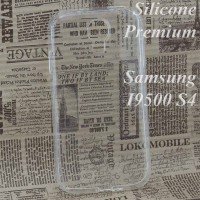 Чехол силиконовый Premium Samsung S4 i9500, i9505 прозрачный