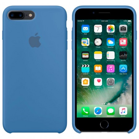 Чехол Silicone Case Apple iPhone 7 Plus, 8 Plus светло-синий 03