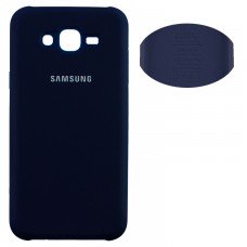 Чехол Silicone Cover Samsung J7 2015 J700, J7 Neo J701 синий
