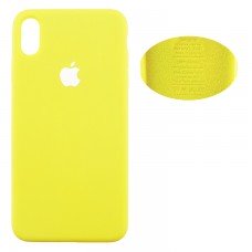 Чехол Silicone Cover Apple iPhone XS Max желтый