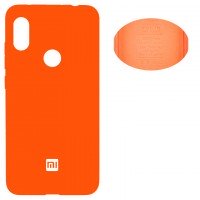 Чехол Silicone Cover Xiaomi Redmi Note 6, Note 6 Pro оранжевый