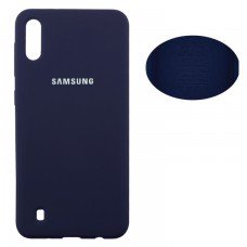 Чехол Silicone Cover Samsung M10 2019 M105 синий