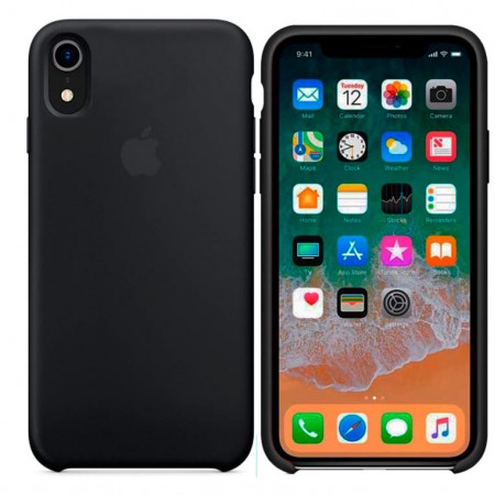 Чехол Silicone Case Apple iPhone XR черный 18