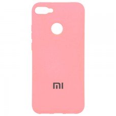Чехол Silicone Case Full Xiaomi Mi 8 Lite розовый
