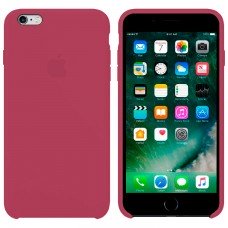 Чехол Silicone Case Apple iPhone 6, 6S темно-розовый 48