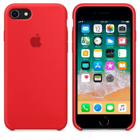 Чехол Silicone Case Apple iPhone 6, 6S красный 14