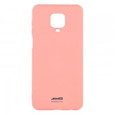 Чехол силиконовый SMTT Xiaomi Redmi Note 9S розовый