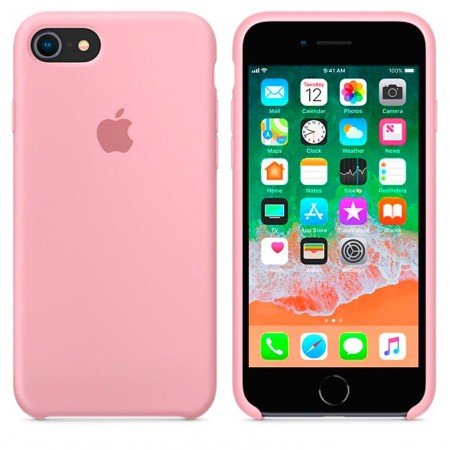 Чехол Silicone Case Apple iPhone 6, 6S розовый 06
