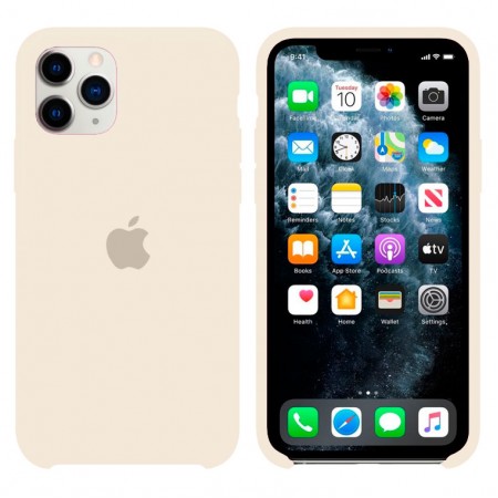 Чехол Silicone Case Apple iPhone 11 Pro Max кремовый 10