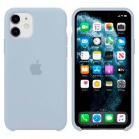 Чехол Silicone Case Apple iPhone 11 серо-голубой 26