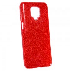 Чехол силиконовый Shine Xiaomi Redmi Note 9S красный