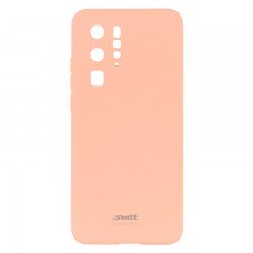 Чехол силиконовый SMTT Huawei P40 Pro розовый
