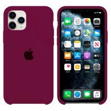 Чехол Silicone Case Apple iPhone 11 Pro Max темно-бордовый 42