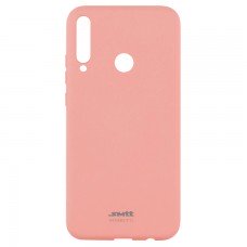 Чехол силиконовый SMTT Huawei P40 Lite E розовый