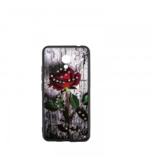 Чехол накладка Flower Case Meizu M5 Note Bark Rose