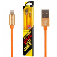 USB кабель AWEI CL-910 lightning 1m оранжевый