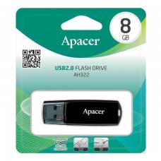 USB Флешка 8GB Apacer AH322 черная