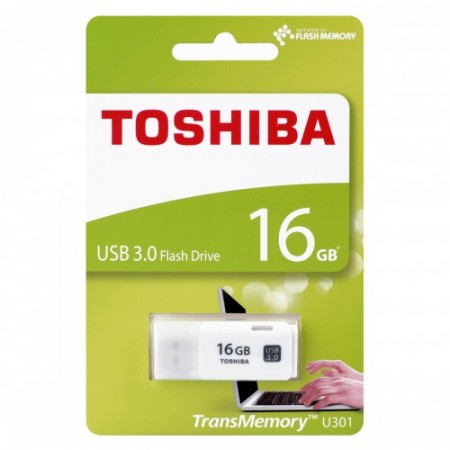 Флешка USB 3.0 TOSHIBA (U301) 16GB White
