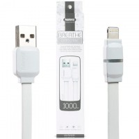 USB кабель Remax Breathe RC-029i lightning 1m белый