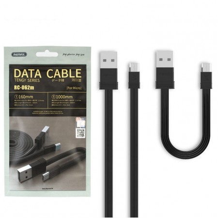 USB кабель Remax RC-062m micro USB 1m черный