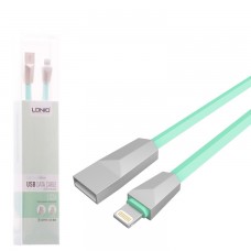 USB кабель LDNIO LS26 lightning 1m зеленый