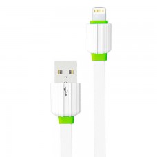 Кабель USB - Apple Lightning EMY MY-443 2A 1m white тех.пакет