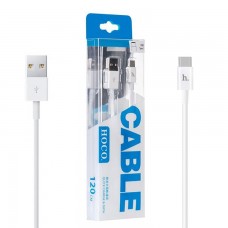 USB кабель Hoco UPT02 Type-C 1.2m белый