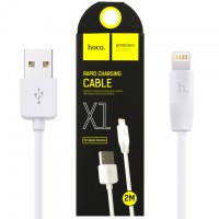 USB кабель Hoco X1 ″Rapid″ lightning 2m белый