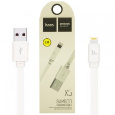 USB кабель Hoco X5 ″Bamboo″ lightning 1m белый