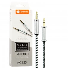 AUX кабель Deepbass AC323 3.5mm 1.2м серебристый