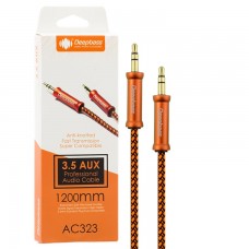 AUX кабель Deepbass AC323 3.5mm 1.2м оранжевый