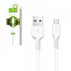 USB кабель Hoco X20 ″Flash″ micro USB 2m белый