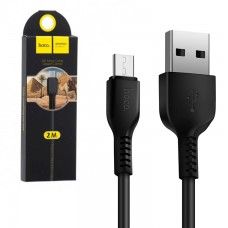 USB кабель Hoco X20 ″Flash″ micro USB 2m черный