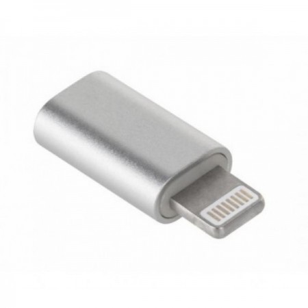 Адаптер M-Life (ML0851W) microUSB - Apple Lightning - Silver