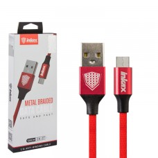 USB кабель inkax CK-27 Micro USB 1м красный