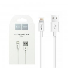 USB кабель Hoco X23 ″Skilled″ lightning 1m белый