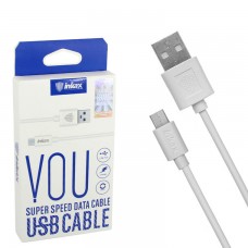 USB кабель inkax CK-13 Micro USB 1м белый