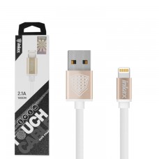USB кабель inkax CK-09 Lightning 1м золотистый