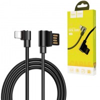 USB кабель Hoco U37 ″Long Roam″ lightning 3m черный