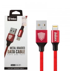 USB кабель inkax CK-27 Lightning 1м красный