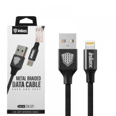 USB кабель inkax CK-27 Lightning 1м черный