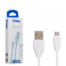 USB кабель inkax CK-21 Micro USB 0.2м белый