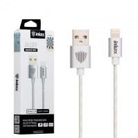USB кабель inkax CK-64 Lightning серебристый