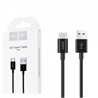 USB кабель Hoco X23 ″Skilled″ Type-C 1m черный